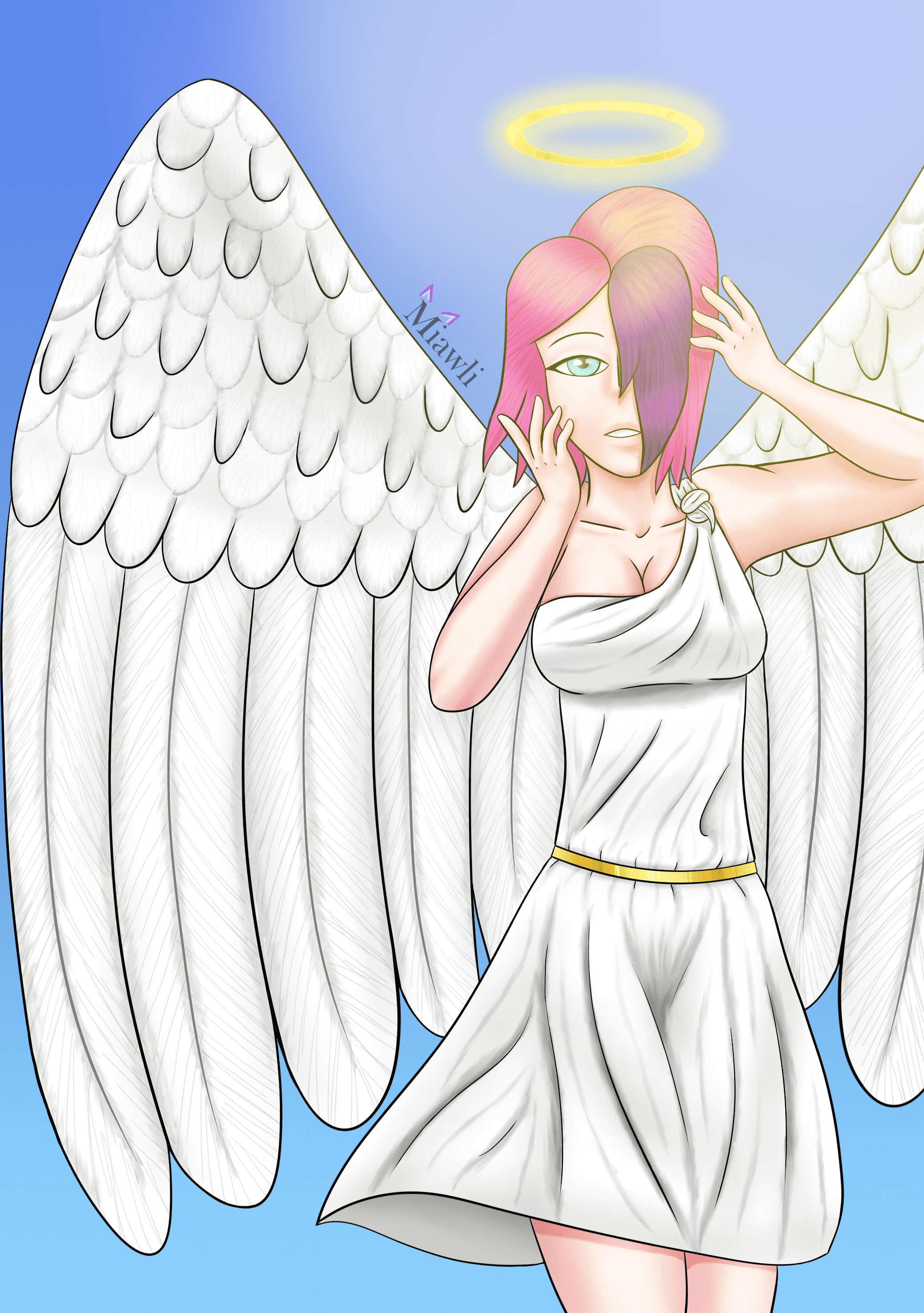 Personaje original Lluvia versión angel